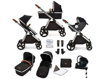 Ickle Bubba Eclipse All-in-One I-Size Travel System with Isofix Base (Stratus)