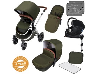 Ickle Bubba Stomp V4 I-Size Travel System With Isofix Base