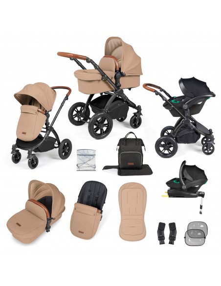 Ickle Bubba Stomp Luxe All-in-One I Size Travel System With Isofix Base (Stratus)