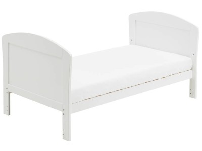 Babymore Aston Drop Side Cot Bed – White