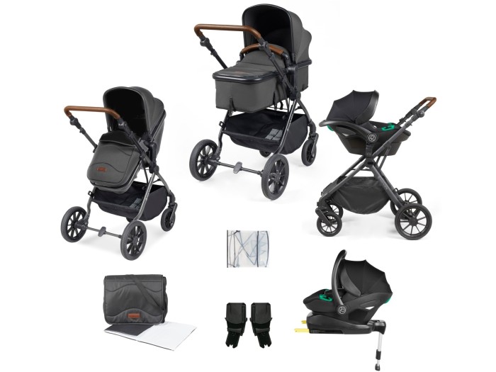 Ickle Bubba Cosmo All-in-One I-Size Travel System With Isofix Base (Stratus)