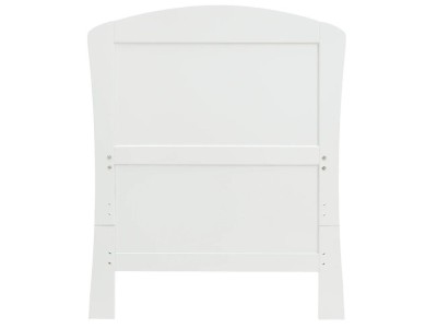 Babymore Aston Drop Side Cot Bed – White