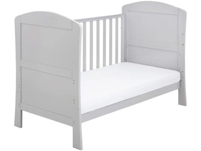 Babymore Aston Drop Side Cot Bed – Grey