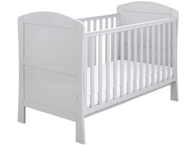 Babymore Aston Drop Side Cot Bed – Grey