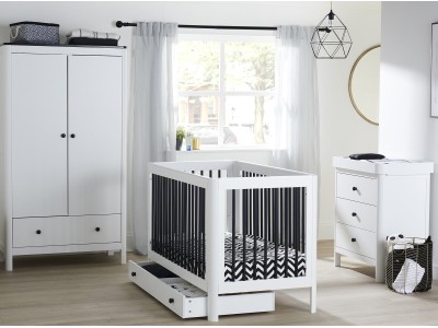 Ickle Bubba Tenby 3 Piece Furniture Set and Under Drawer - Mono