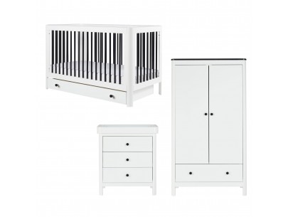 Ickle Bubba Tenby 3 Piece Furniture Set and Under Drawer - Mono 2
