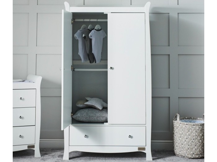 Ickle Bubba Snowdon Wardrobe - White