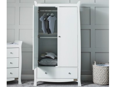 Ickle Bubba Snowdon Wardrobe - White