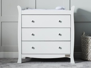 Ickle Bubba Snowdon Changing Unit - White