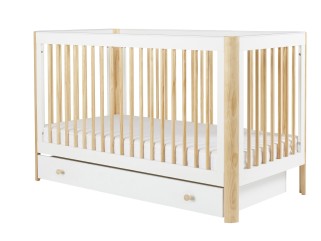 Ickle Bubba Tenby 3 Piece Furniture Set and Under Drawer - Scandi White 2