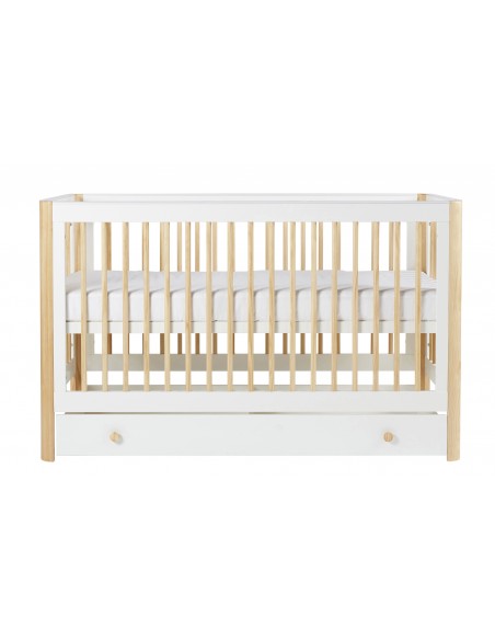 Ickle Bubba Tenby 3 Piece Furniture Set and Under Drawer - Scandi White