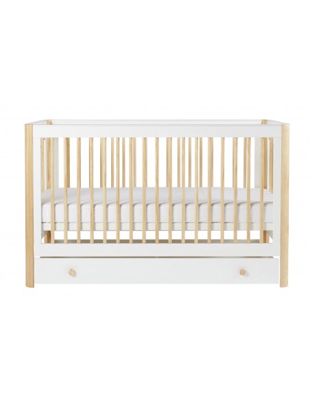 Ickle Bubba Tenby 3 Piece Furniture Set and Under Drawer - Scandi White
