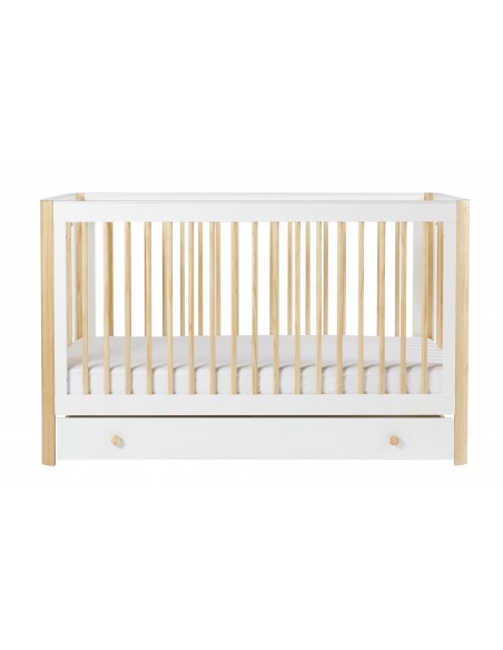 Ickle Bubba Tenby 3 Piece Furniture Set and Under Drawer - Scandi White