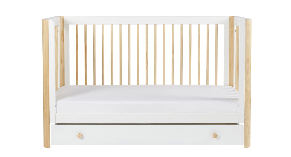 Ickle Bubba Tenby 3 Piece Furniture Set and Under Drawer - Scandi White