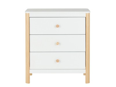 Ickle Bubba Tenby 3 Piece Furniture Set and Under Drawer - Scandi White
