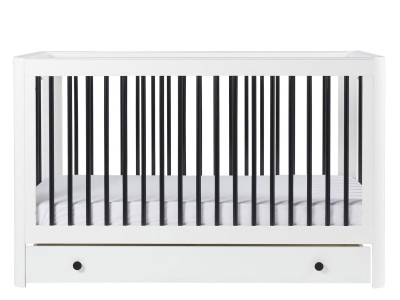 Ickle Bubba Tenby Cot Bed, Under Drawer and Changing Unit - Mono