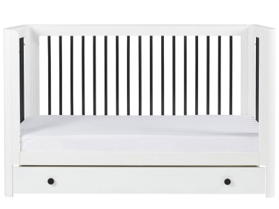 Ickle Bubba Tenby Cot Bed, Under Drawer and Changing Unit - Mono