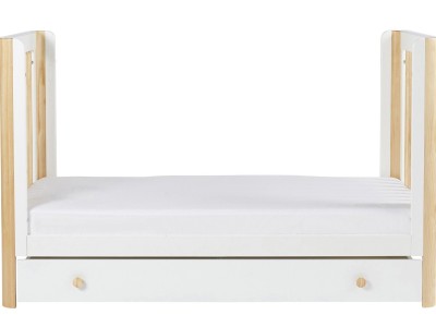 Ickle Bubba Tenby Cot Bed, Under Drawer and Changing Unit - Scandi White