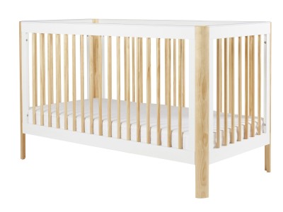 Ickle Bubba Tenby Cot Bed - Scandi White