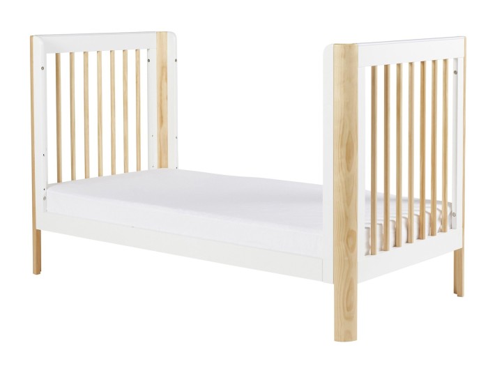 Ickle Bubba Tenby Cot Bed - Scandi White