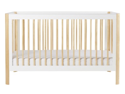 Ickle Bubba Tenby Cot Bed - Scandi White