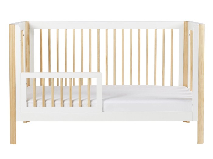 Ickle Bubba Tenby Cot Bed - Scandi White