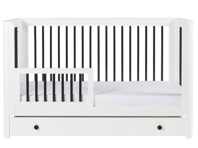 Ickle Bubba Tenby Cot Bed and Under Drawer - Mono