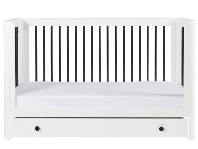 Ickle Bubba Tenby Cot Bed and Under Drawer - Mono