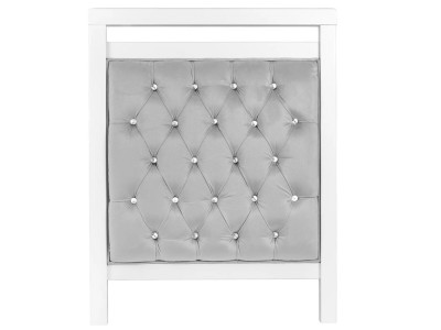 Babymore Velvet Deluxe Cot Bed – White