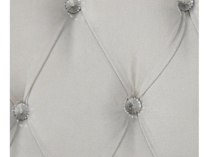 Babymore Velvet Deluxe Cot Bed – White