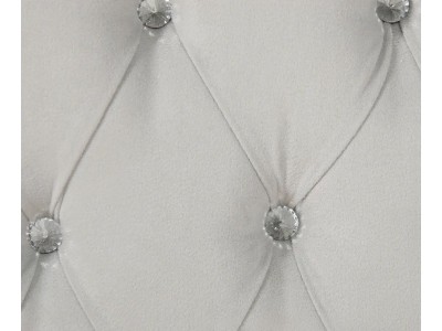 Babymore Velvet Deluxe Cot Bed – White