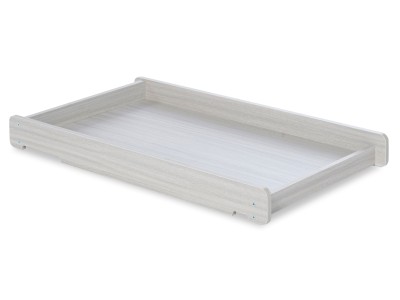 Ickle Bubba Pembrey Cot Top Changer - Ash Grey