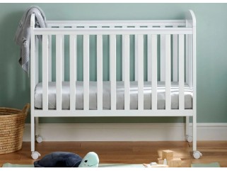 Babymore Space Saver Cot – White 2