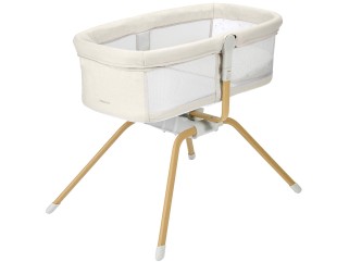 Babymore Air Motion Gliding Crib – Cream 2