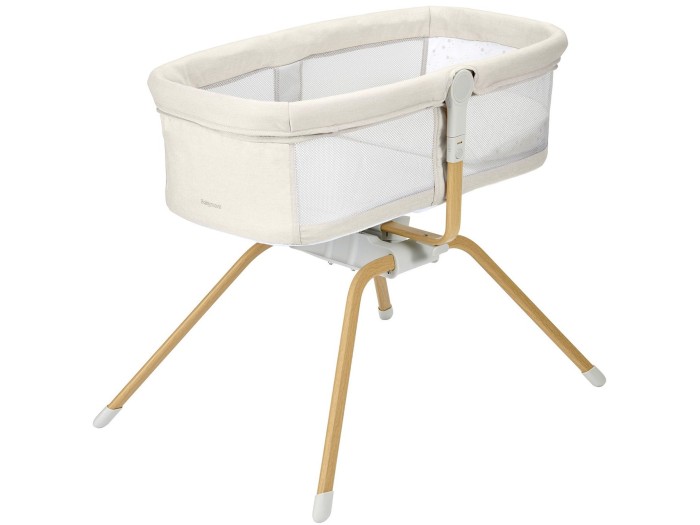 Babymore Air Motion Gliding Crib – Cream