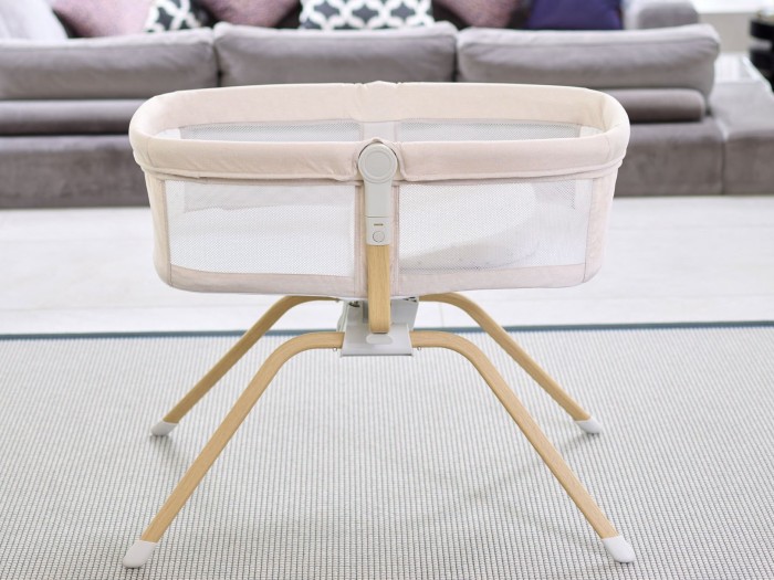 Babymore Air Motion Gliding Crib – Cream