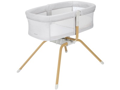 Babymore Air Motion Gliding Crib – Grey