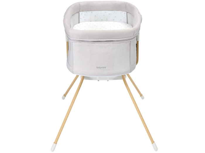 Babymore Air Motion Gliding Crib – Grey