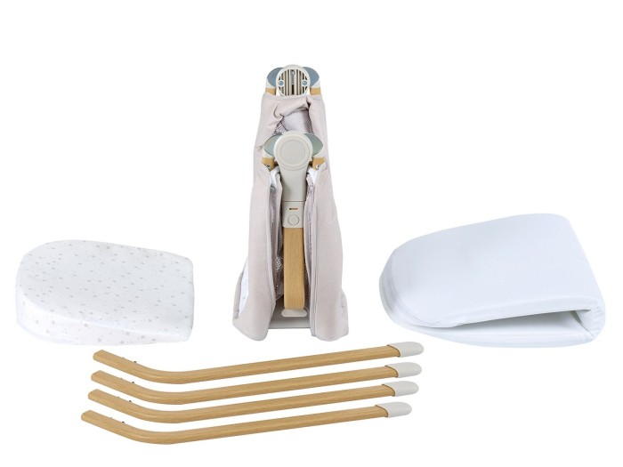 Babymore Air Motion Gliding Crib – Grey