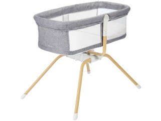 Babymore Air Motion Gliding Crib – Slate 2