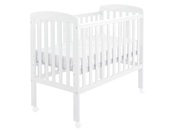 Babymore Space Saver Cot – White