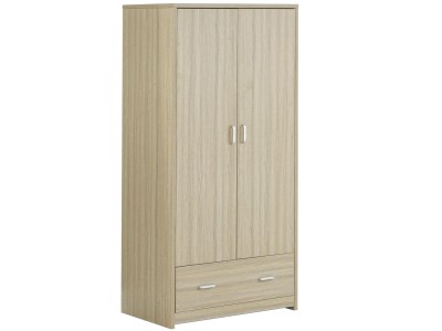 Babymore Luno Veni Nursery Wardrobe – Oak