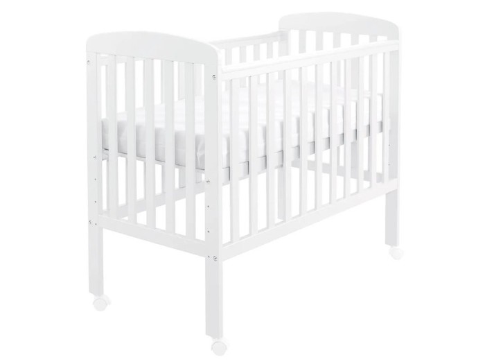 Babymore Space Saver Cot – White