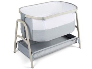Ickle Bubba Bubba&Me Plus - Bedside Crib - Ash Grey 2