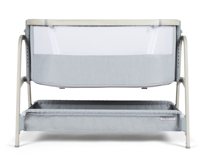 Ickle Bubba Bubba&Me Plus - Bedside Crib - Ash Grey