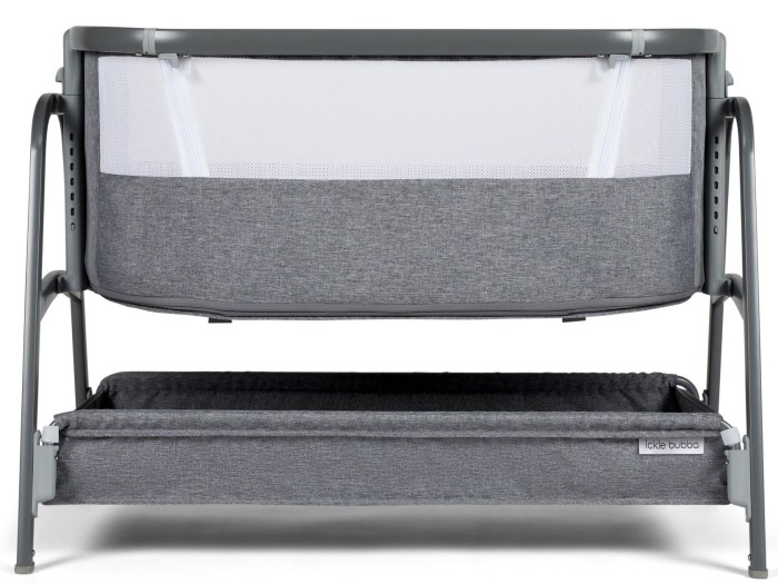 Ickle Bubba Bubba&Me - Bedside Crib - Space Grey