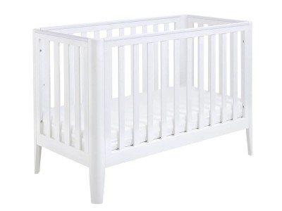 Babymore Iris mini Cot Bed – White