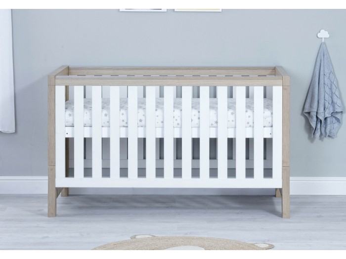 Babymore Luno 2 Piece Room Set - Oak White