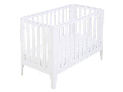 Babymore Iris mini Cot Bed – White