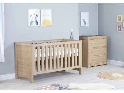 Babymore Luno 2 Piece Room Set – Oak